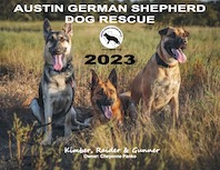 2023 Austin German Shepherd Dog Rescue Calendar